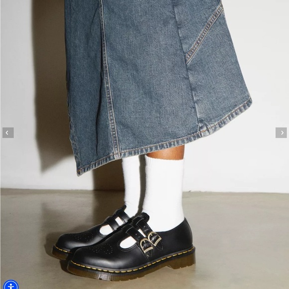 EUC Dr. Martens Smooth Leather Mary Jane Shoes Black Size US 7 - Picture 2 of 11